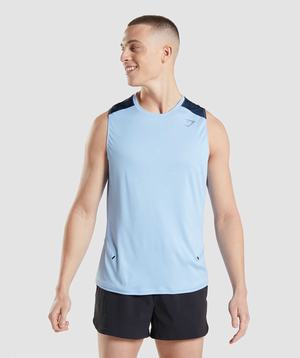 Gymshark Speed Evolve Tanktop Blauw | MGKQ85427