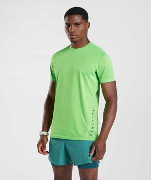 Gymshark Sport T-shirts Lichtgroen Zwart | GRFO15273