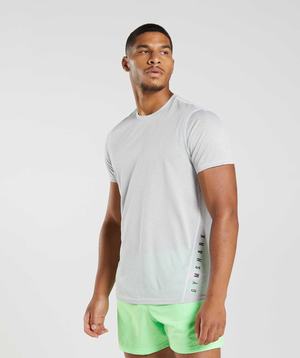 Gymshark Sport T-shirts Wit Grijs | GVMZ50297