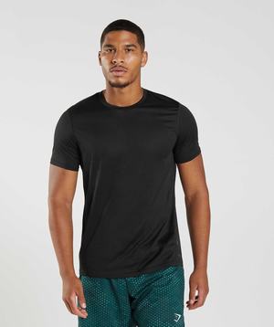 Gymshark Sport T-shirts Zwart Zwart | ORVZ24857