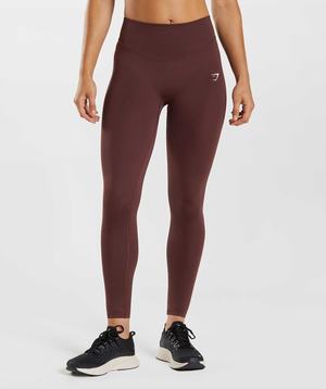 Gymshark Sweat Seamless Sculpt Leggings Bordeaux | GFSM51278