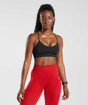 Gymshark Sweat Seamless Sport Bh Zwart | OSIA26153