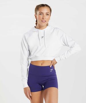 Gymshark Training Cropped Pullover Wit | DQUT30478