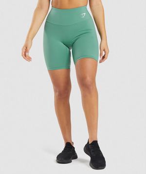 Gymshark Training Cycling Korte Broek Groen | CPIA64971