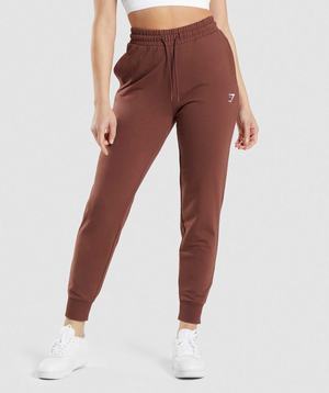 Gymshark Training Joggingbroeken Roze Bruin | WBZX70546