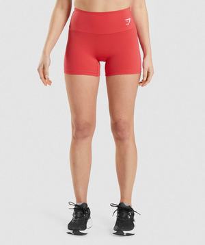 Gymshark Training Korte Broek Rood | XNQY28367