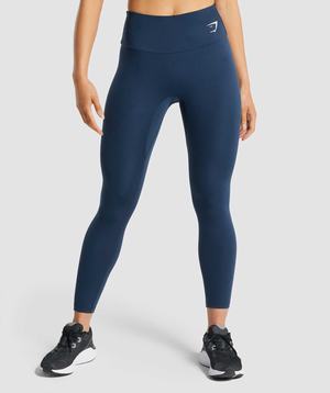 Gymshark Training Leggings Donkerblauw | ZAVL46809