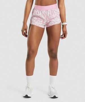 Gymshark Training Loose Fit Korte Broek Roze | EOLM28613