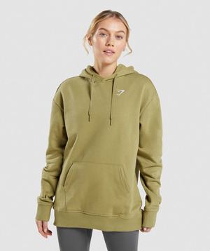 Gymshark Training Oversized Hoodie Groen | SFGV78964