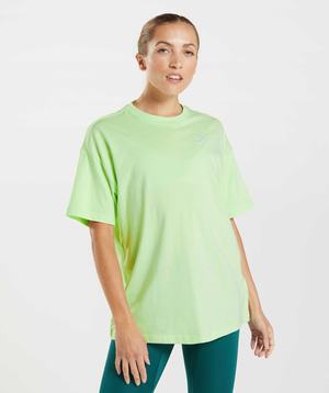 Gymshark Training Oversized T-shirts Groen | VHCF24857