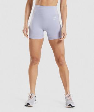 Gymshark Vital Seamless 2.0 Korte Broek Blauw | OBCG75038