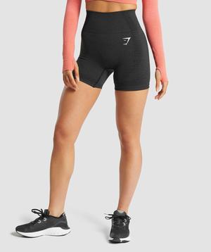 Gymshark Vital Seamless 2.0 Korte Broek Zwart | SFIC97104