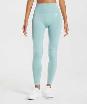 Gymshark Vital Seamless 2.0 Leggings Blauw | HGYJ05843