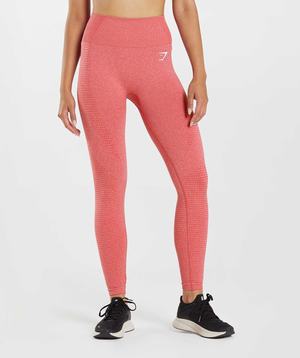 Gymshark Vital Seamless 2.0 Leggings Rood | ADLE53802