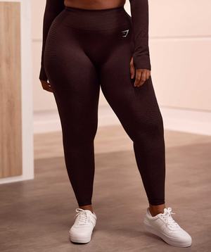 Gymshark Vital Seamless 2.0 Leggings Roze Bruin | ZEPM21798