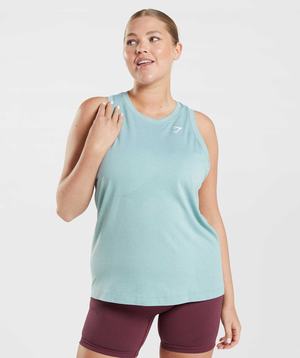 Gymshark Vital Seamless 2.0 Light Tanktop Blauw | KVJB34509