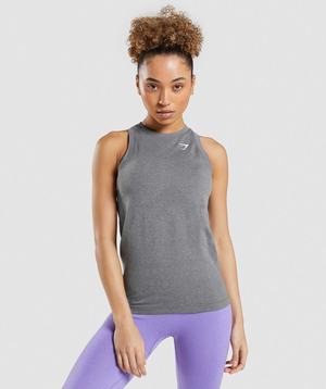 Gymshark Vital Seamless 2.0 Light Tanktop Grijs | SZPG06247