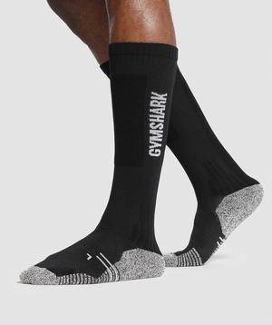 Gymshark Weightlifting Socks Accessoires Zwart | BPFZ60184