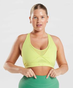 Gymshark Whitney Mesh Sport Bh Groen | JRBG39146