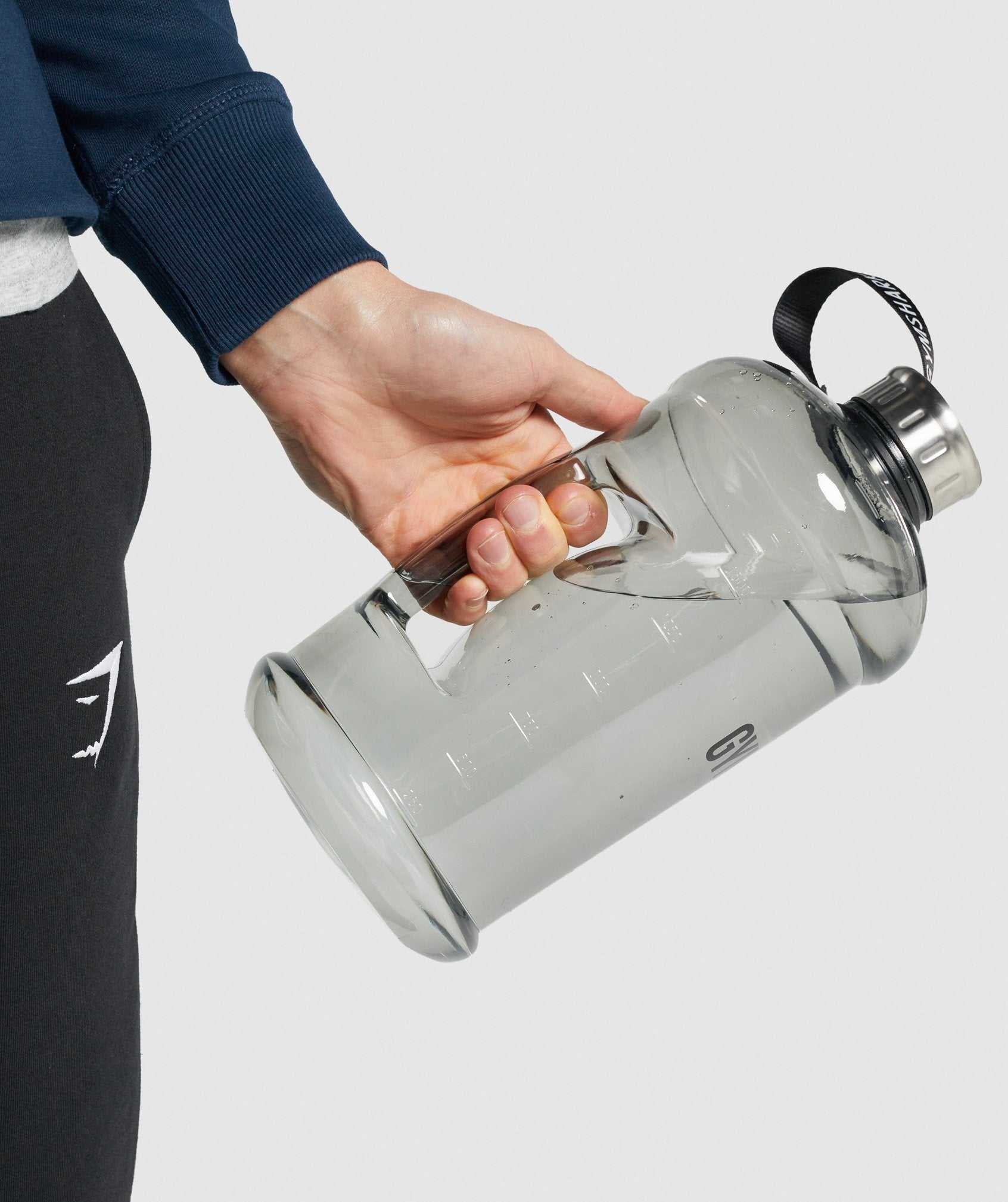 Gymshark 2.2L Water Bottle Accessoires Zwart | FALB05239