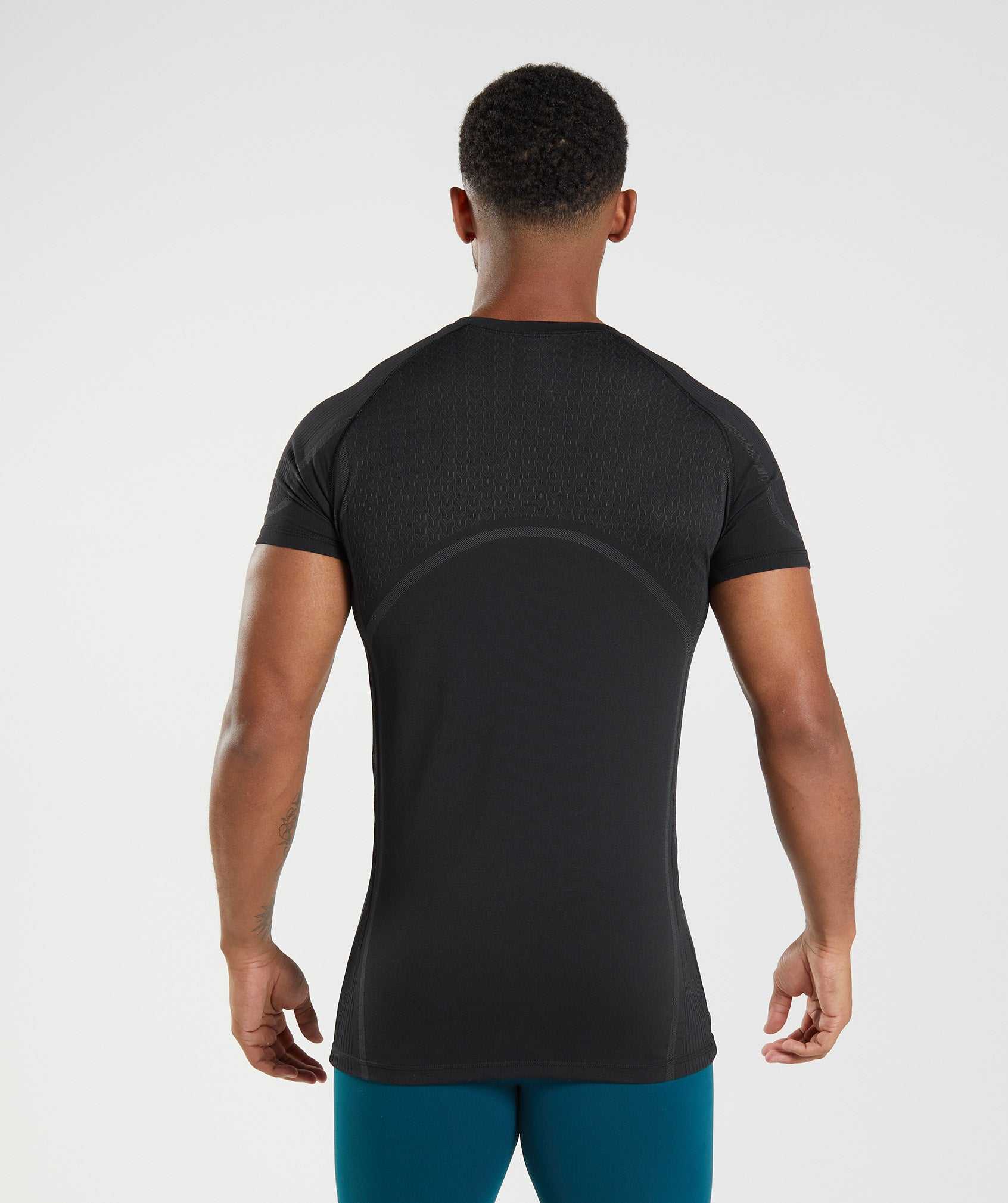 Gymshark 315 Seamless T-shirts Zwart | CPNX04973