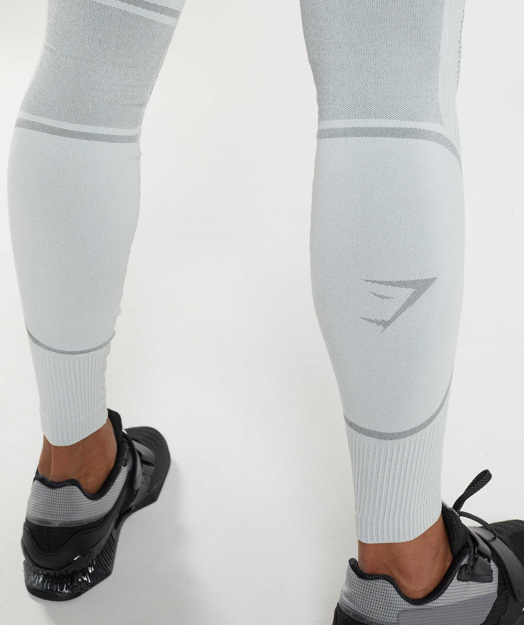 Gymshark 315 Seamless Tights Korte Broek Lichtgrijs Grijs | WSMG24785