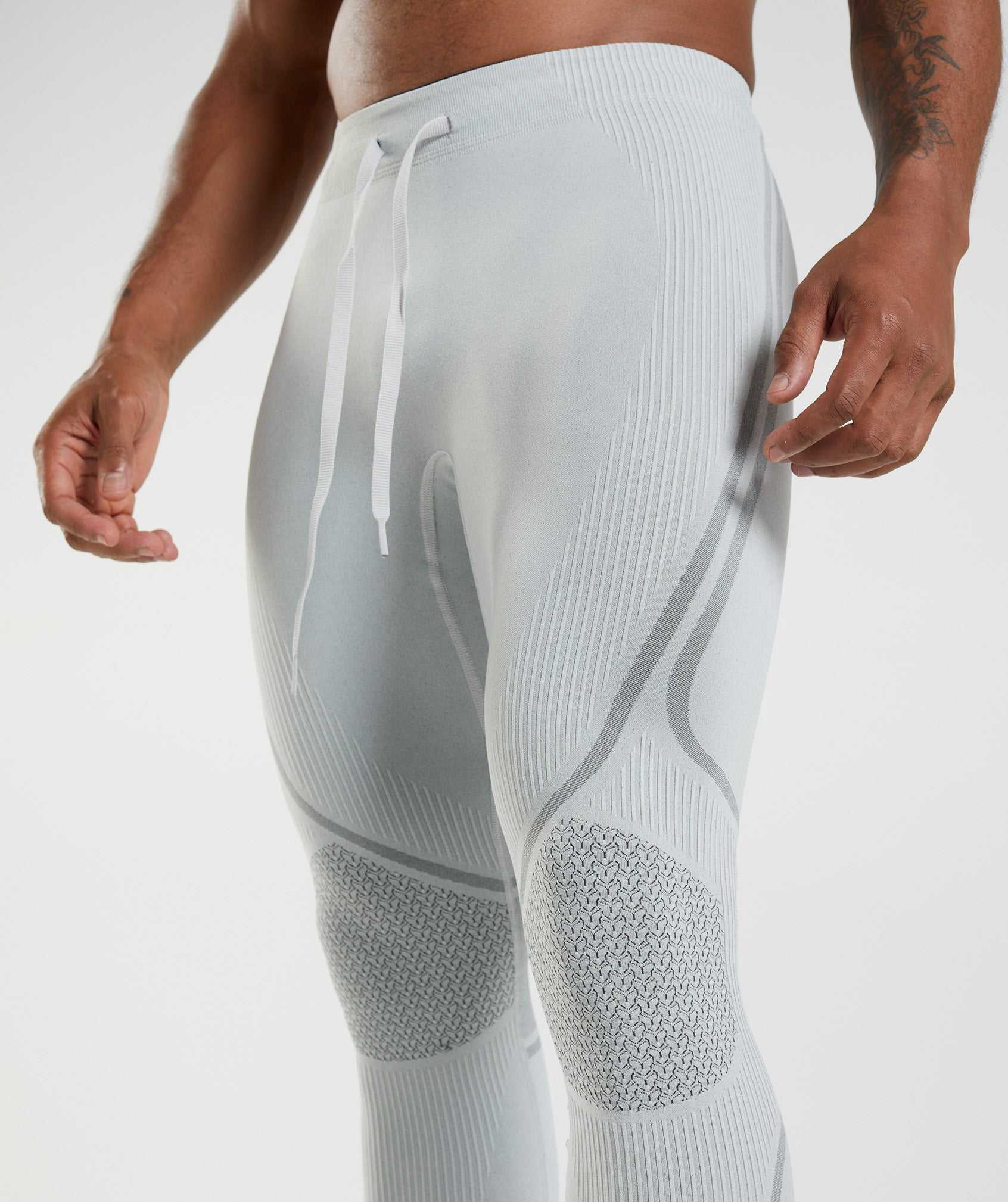 Gymshark 315 Seamless Tights Korte Broek Lichtgrijs Grijs | WSMG24785