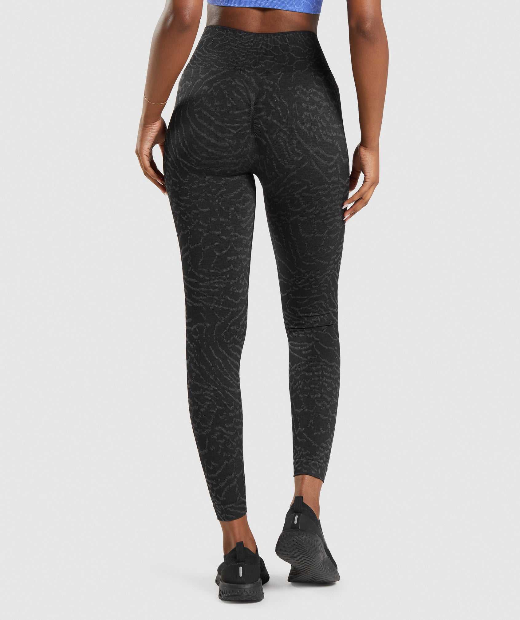 Gymshark Adapt Animal Seamless Leggings Zwart | BSCY90648