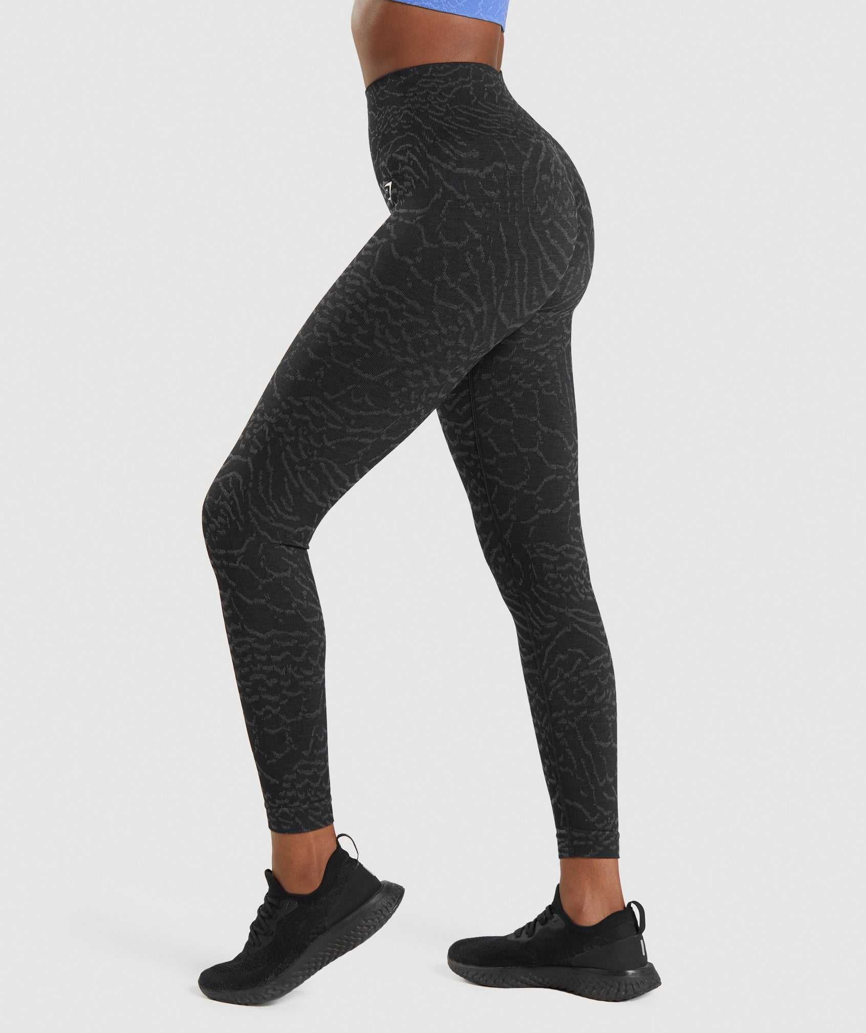 Gymshark Adapt Animal Seamless Leggings Zwart | BSCY90648