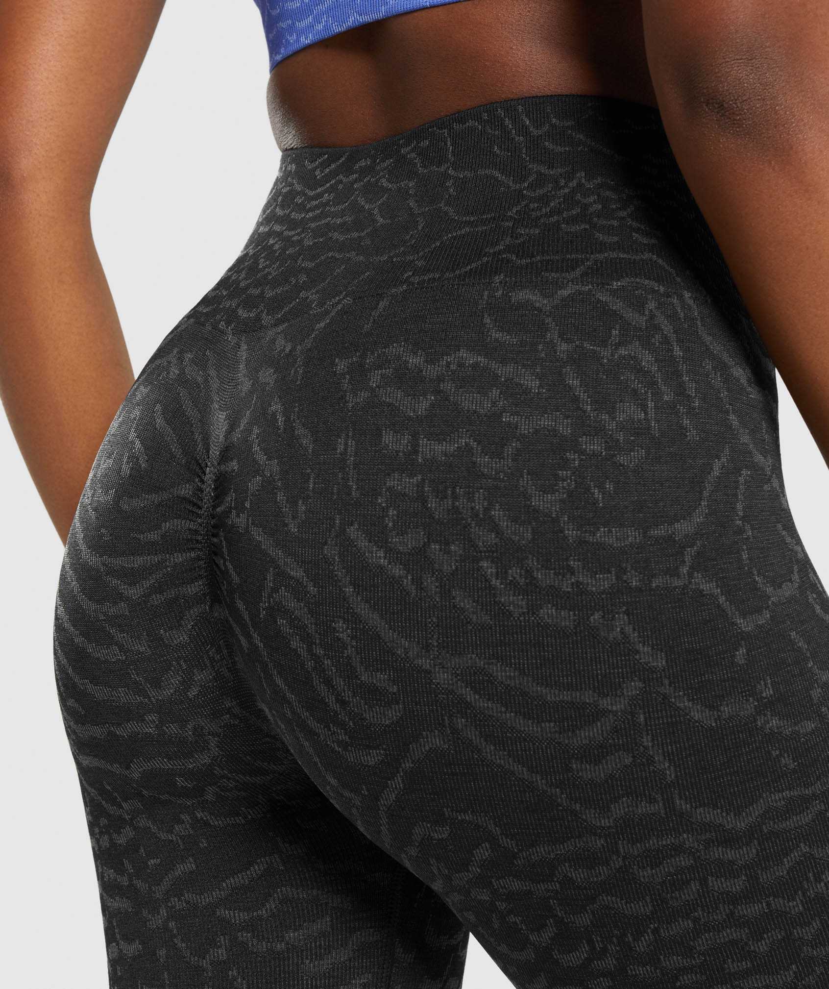 Gymshark Adapt Animal Seamless Leggings Zwart | BSCY90648