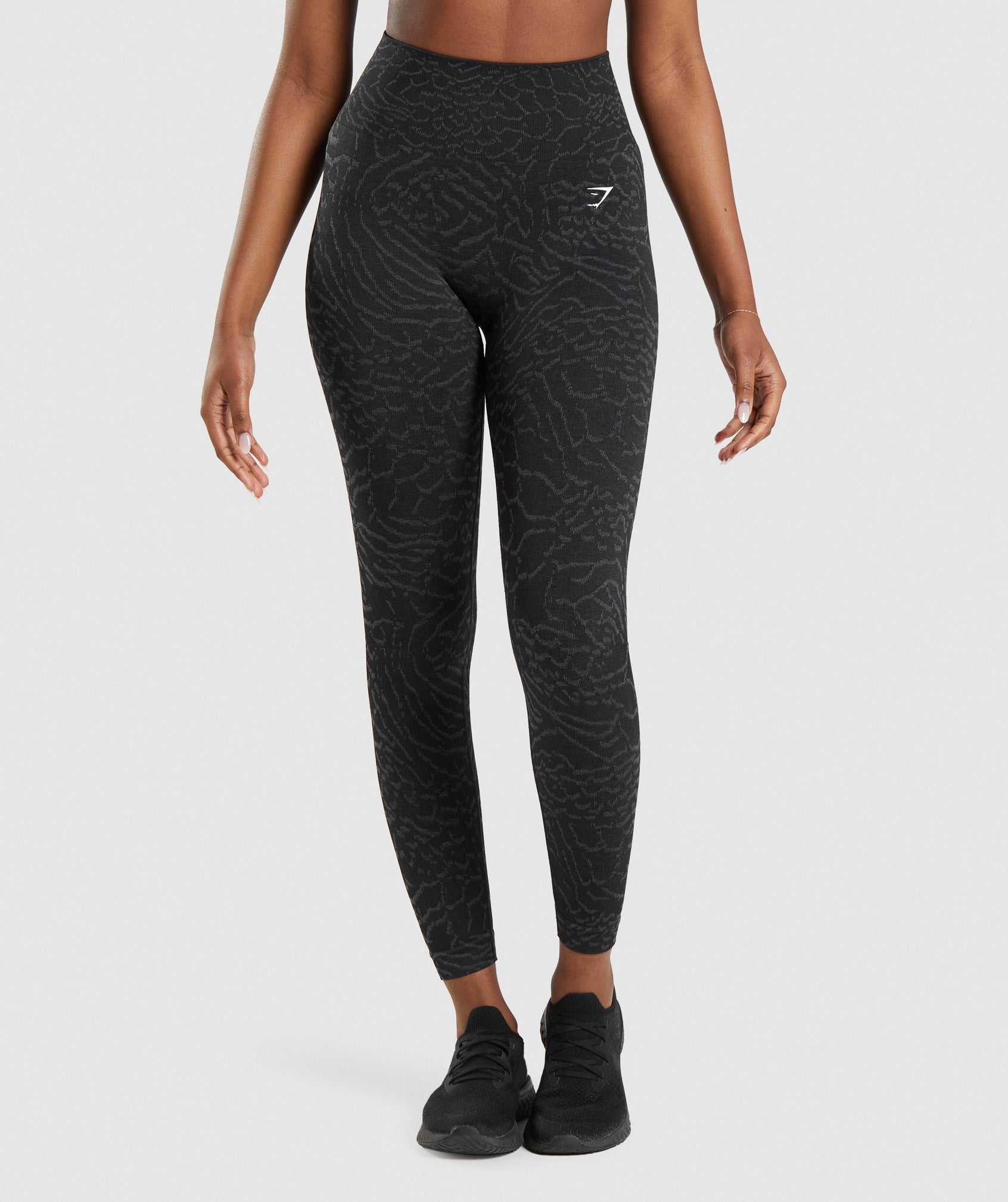 Gymshark Adapt Animal Seamless Leggings Zwart | BSCY90648