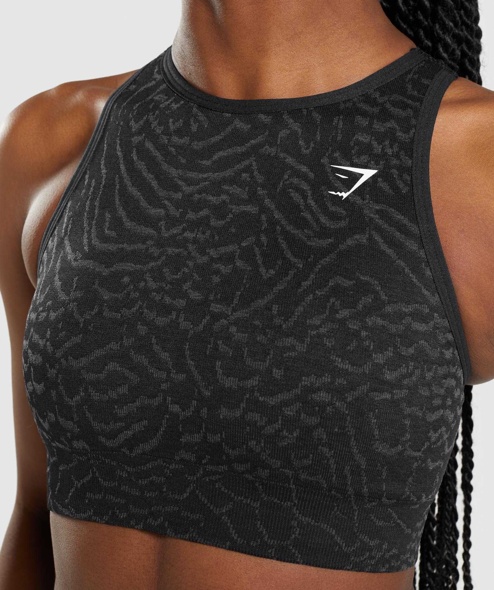 Gymshark Adapt Animal Seamless Sport Bh Zwart | EZVL13560