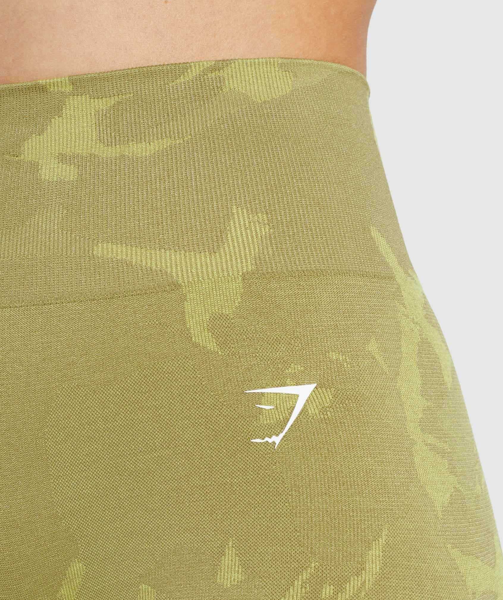 Gymshark Adapt Camo Seamless Korte Broek Groen | LTGN95713