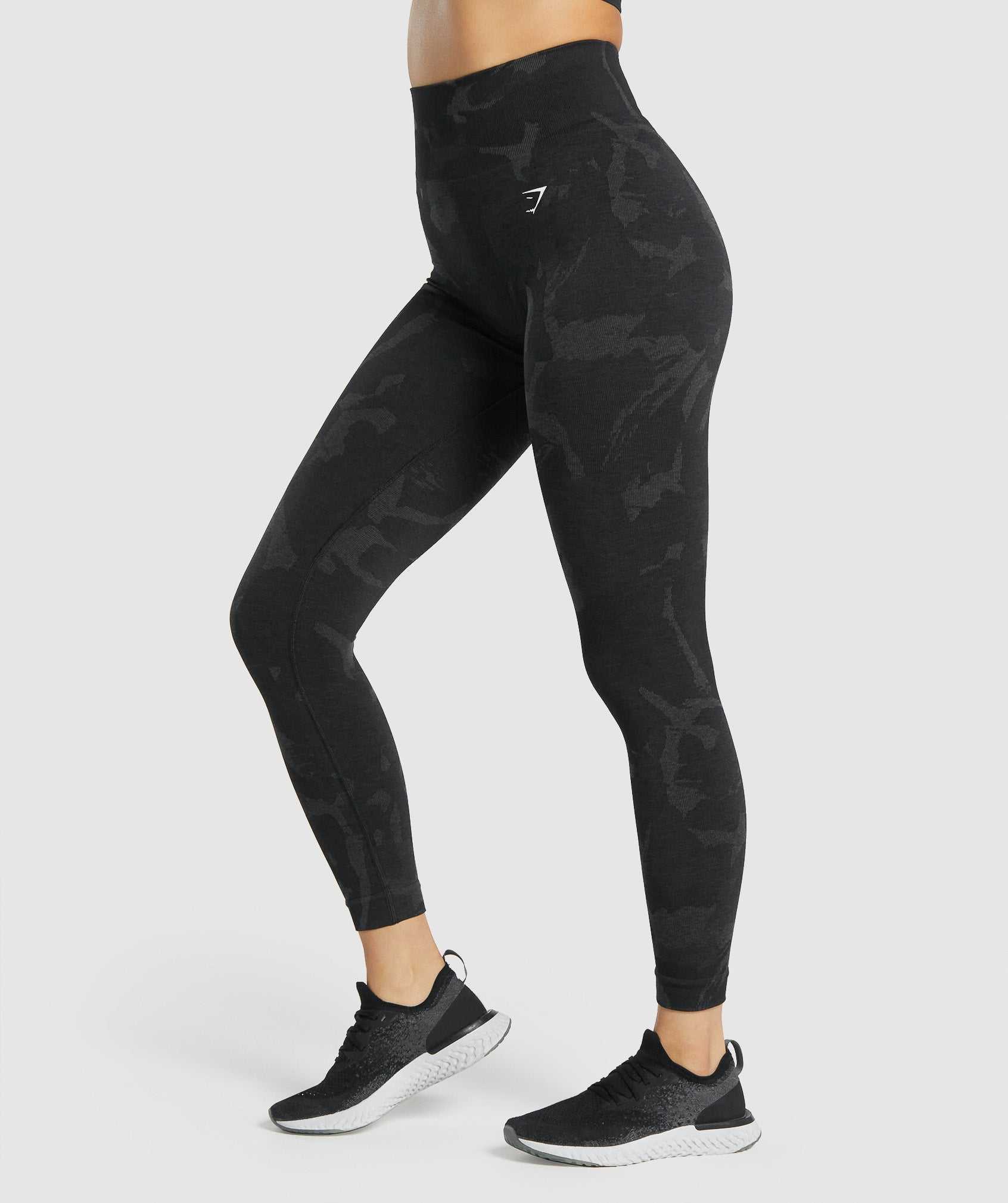 Gymshark Adapt Camo Seamless Leggings Zwart | LOSV20316