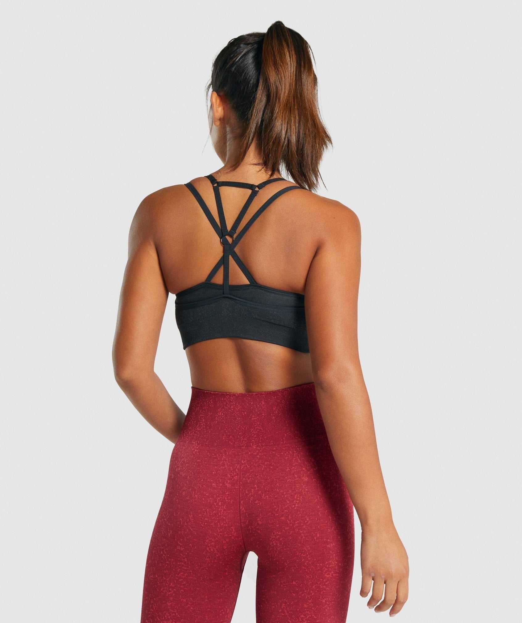 Gymshark Adapt Fleck Seamless Sport Bh Zwart | VUTI89405