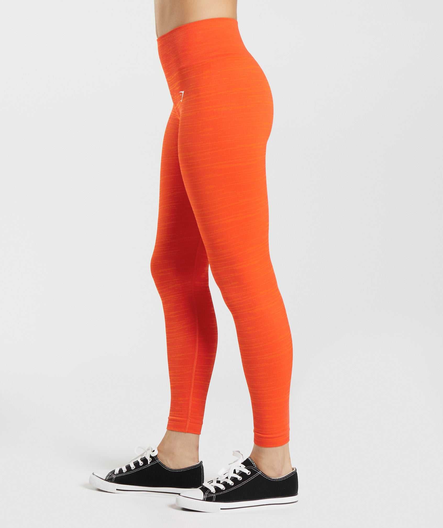 Gymshark Adapt Marl Seamless Leggings Rood Oranje | COYQ03264