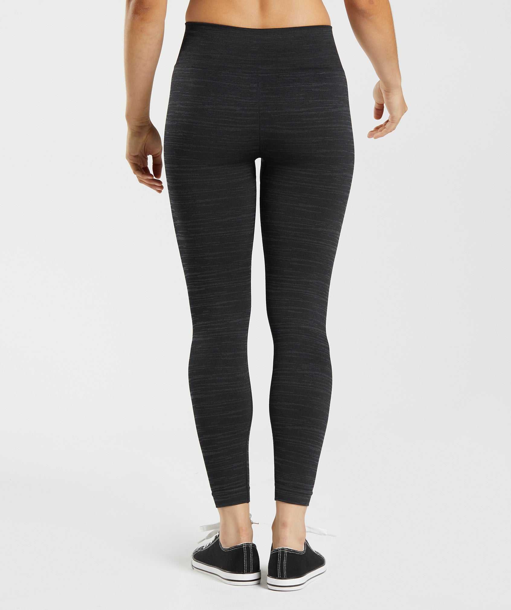 Gymshark Adapt Marl Seamless Leggings Zwart Grijs | MTIB13697