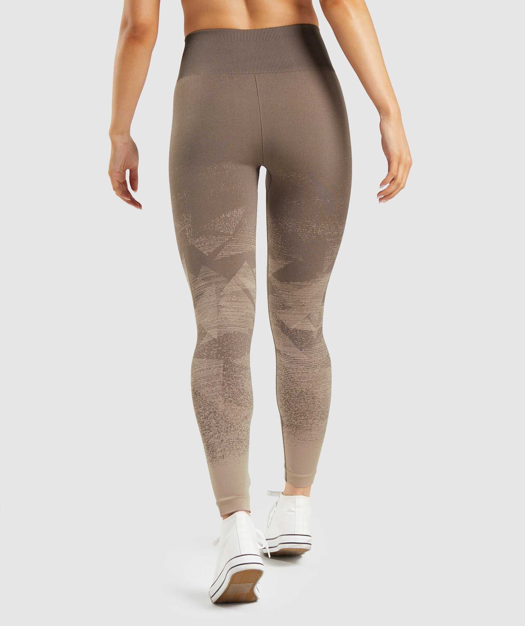 Gymshark Adapt Ombre Seamless Leggings Bruin | WDGO37985