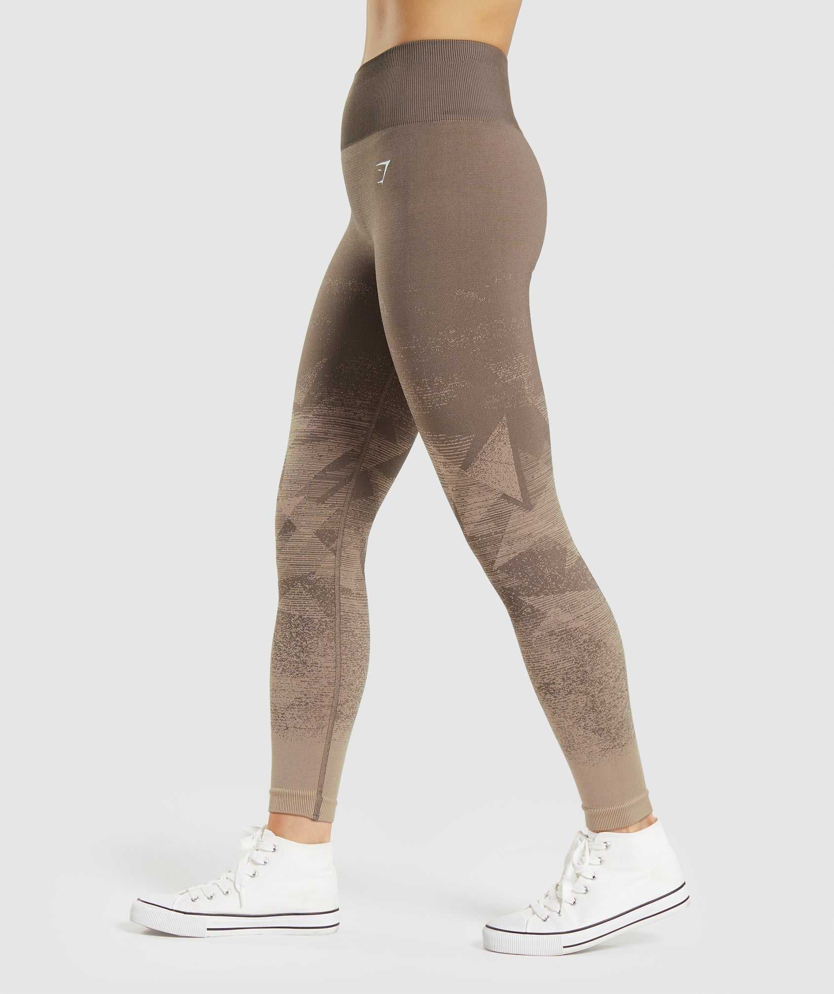 Gymshark Adapt Ombre Seamless Leggings Bruin | WDGO37985