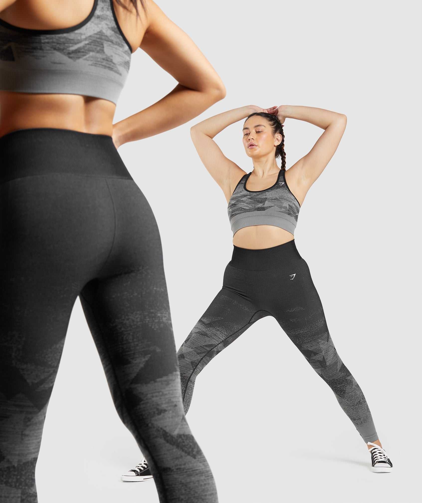 Gymshark Adapt Ombre Seamless Leggings Zwart | MGTD09812