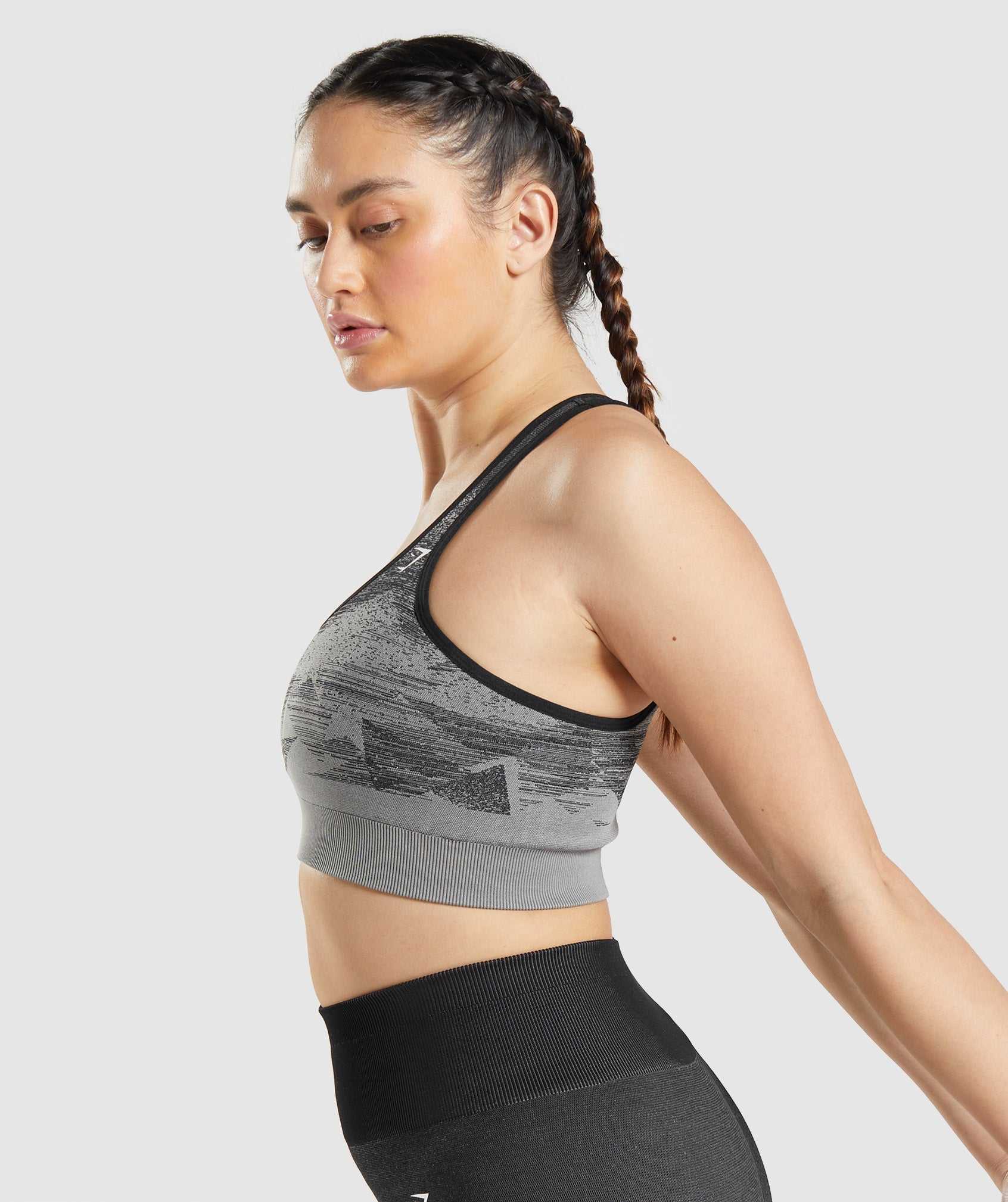 Gymshark Adapt Ombre Seamless Sport Bh Zwart | UXHJ12436