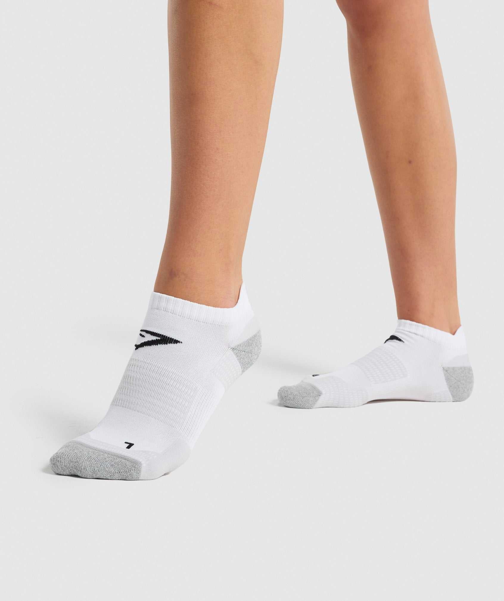 Gymshark Ankle Performance Socks Accessoires Wit | PLYJ18597