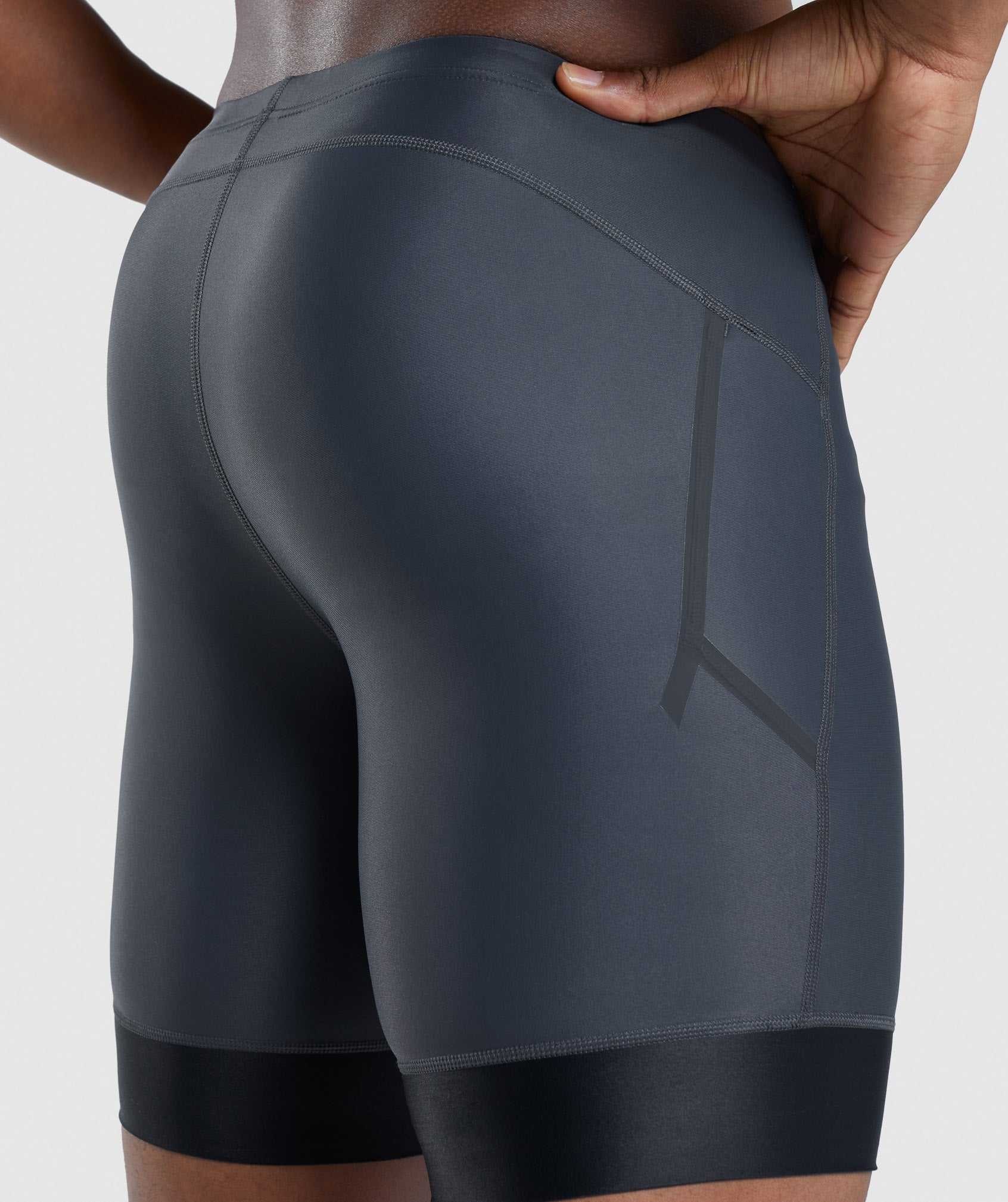 Gymshark Apex Multi Korte Broek Zwart Grijs Zwart | ITDW81720