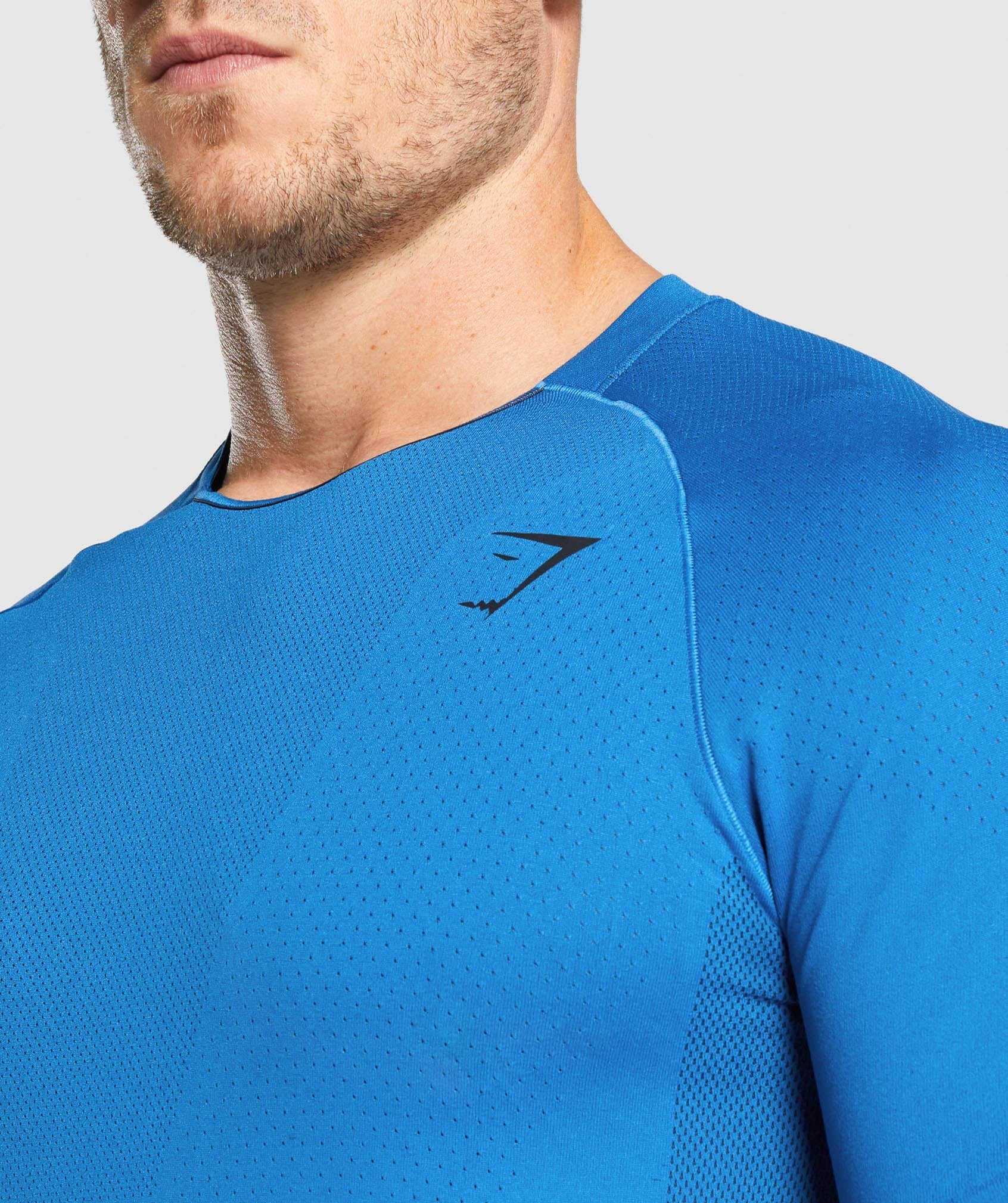 Gymshark Apex Perform T-shirts Blauw | OGBD70286