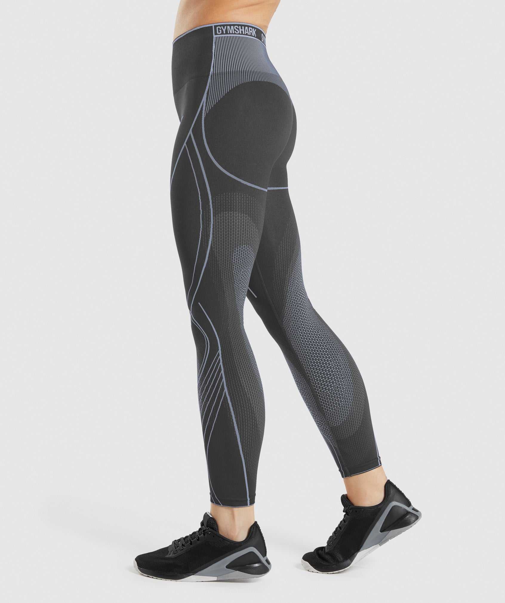 Gymshark Apex Seamless High Rise Leggings Zwart Grijs Lavendel Blauw | GNPB71450