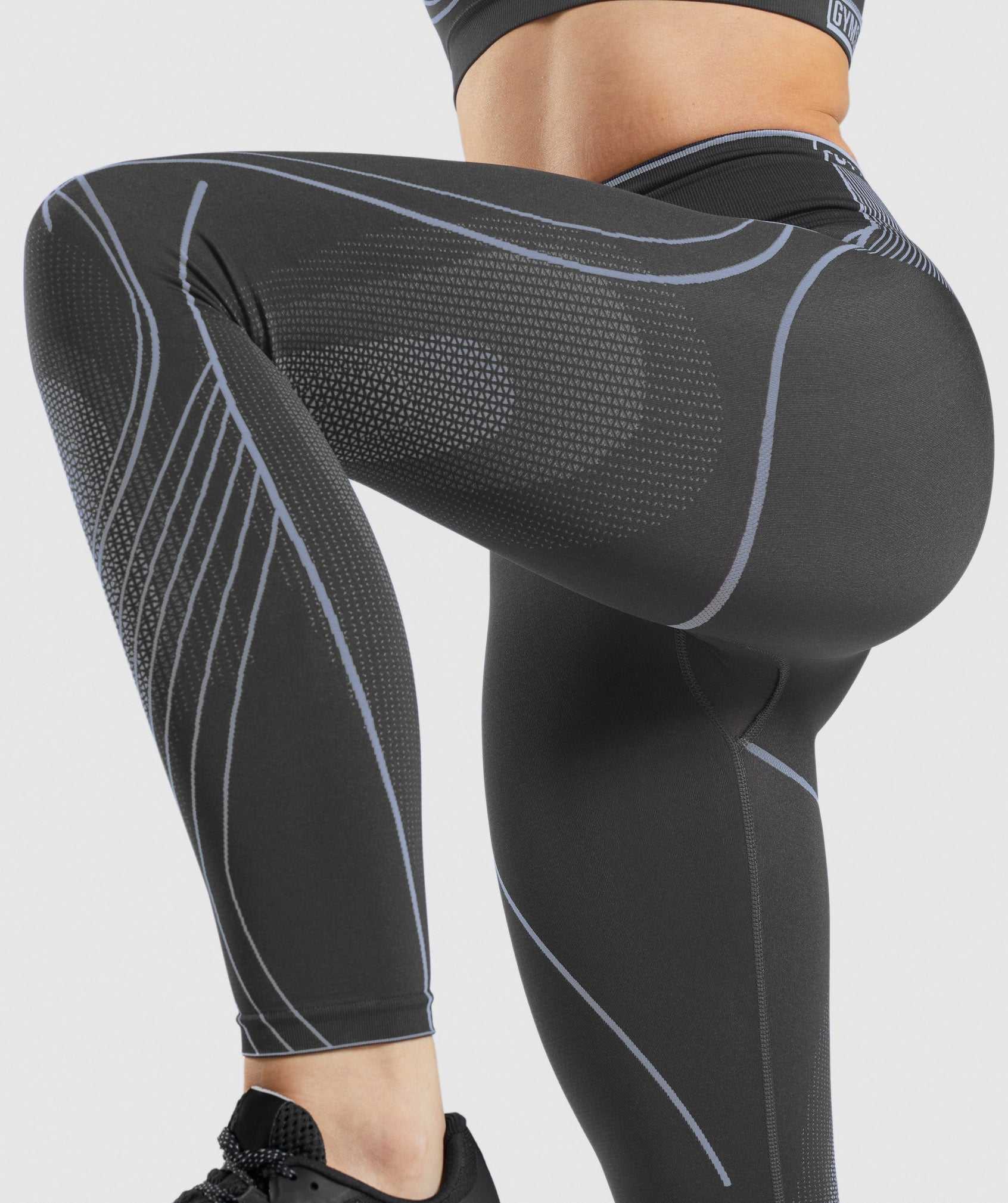 Gymshark Apex Seamless High Rise Leggings Zwart Grijs Lavendel Blauw | GNPB71450