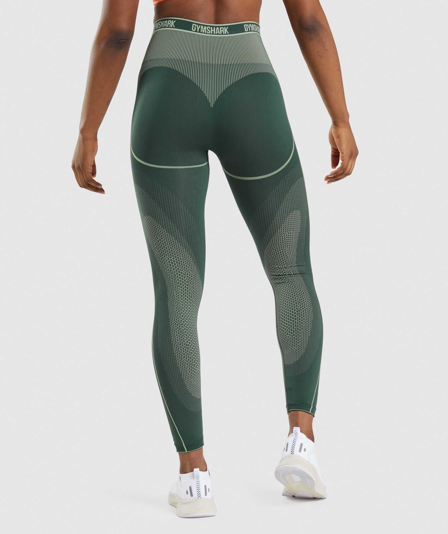 Gymshark Apex Seamless High Rise Leggings Obsidian Groen Groen | TNOW13592