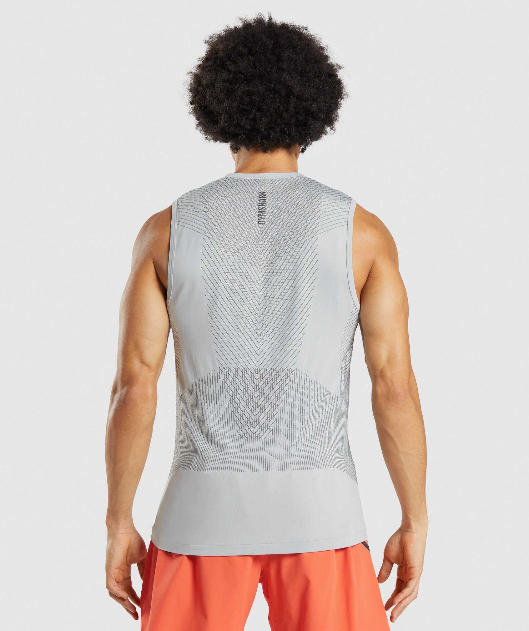 Gymshark Apex Seamless Tanktop Lichtgrijs Zwart Grijs | YPXI01964