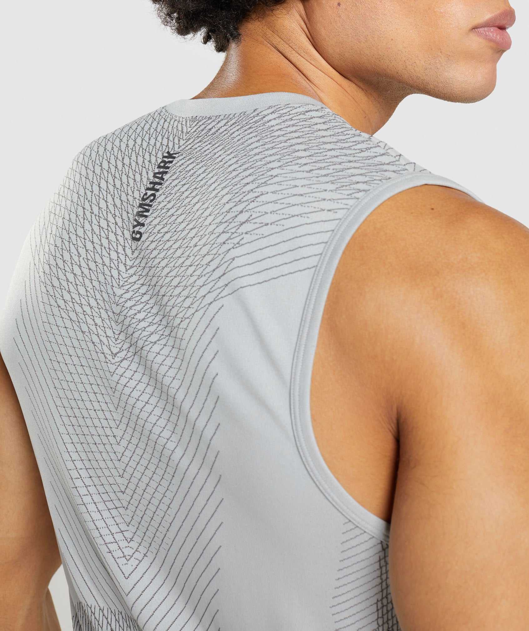 Gymshark Apex Seamless Tanktop Lichtgrijs Zwart Grijs | YPXI01964