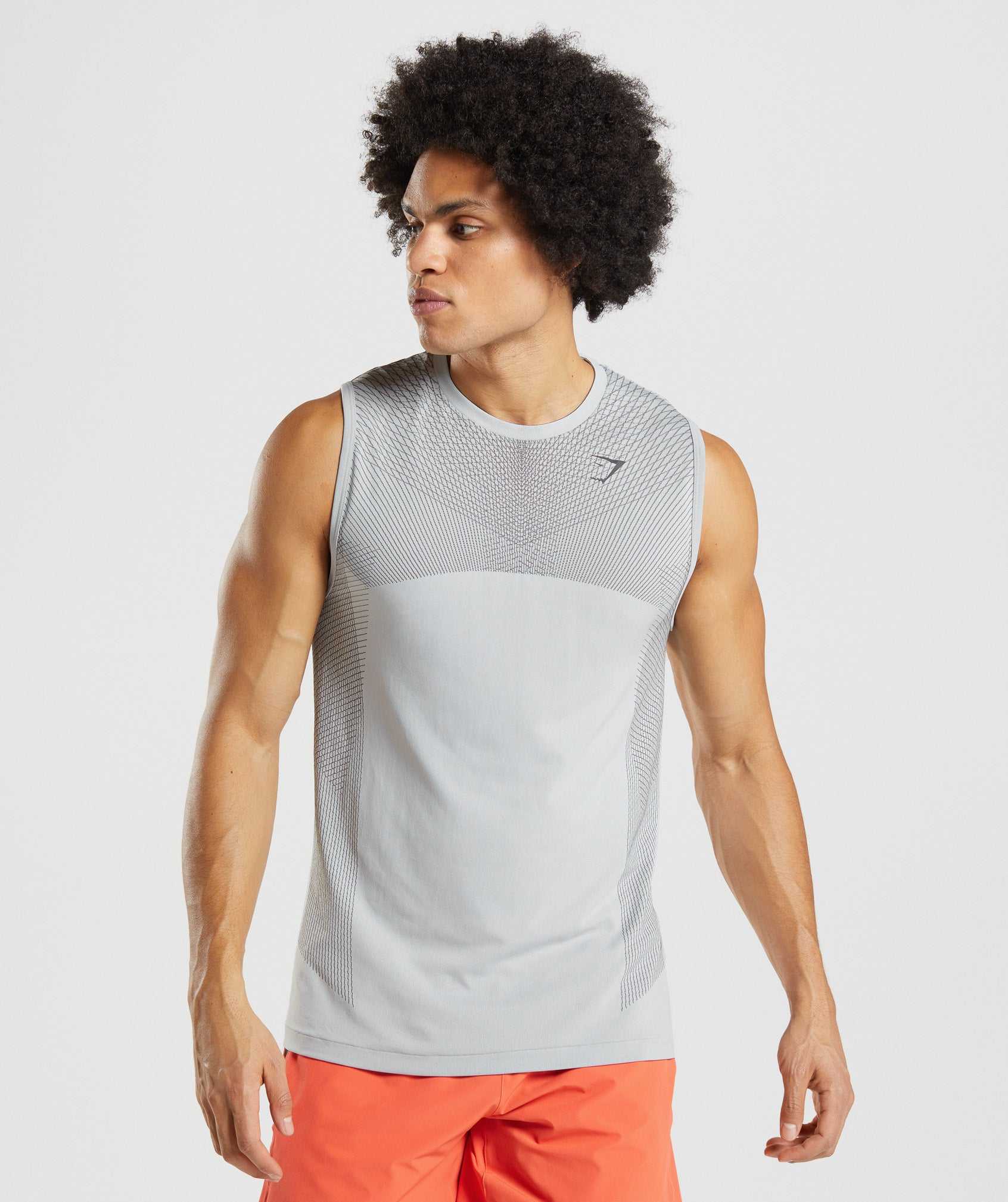 Gymshark Apex Seamless Tanktop Lichtgrijs Zwart Grijs | YPXI01964